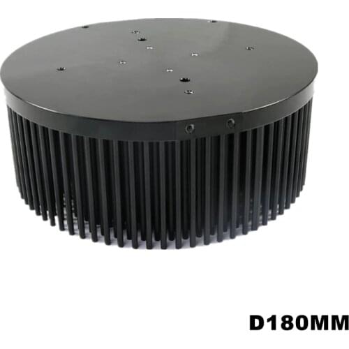 4pcs 180mm 100w aluminum radiator passive led heat sink pre-drilled for COB CXB3590 Bridgelux Vero29 gen7 Citizen clu058 1825