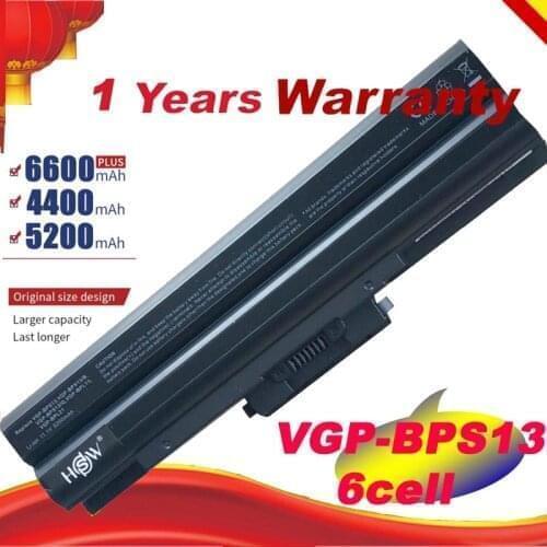 6ce VGP-BPS21A Laptop Battery for SONY VAIO VGP-BPS13/S VGP-BPS13A/S VGP-BPS21/S VGP-BPL21A VGP-BPS13A/B VGP-BPS21 Free SHIPPING
