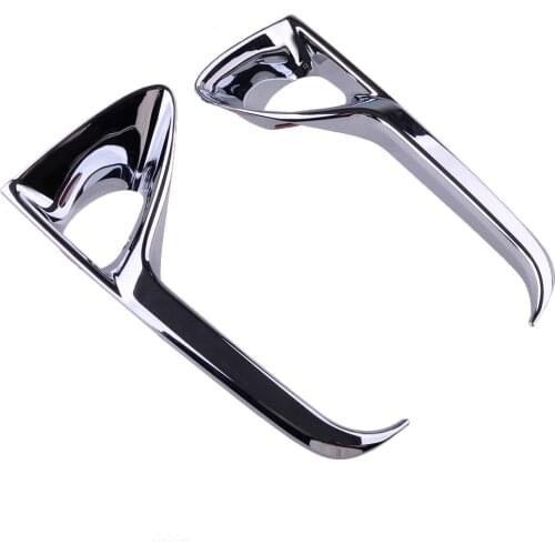 Car Chrome Front Fog Light Lamp Cover Trim Decor fit for Lexus RX350 2016 2017 2018 2019