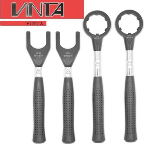Free Shipping CNC Wrench for Blind Rivet BT30 BT40 BT50 ER16 ER20 ER25 ER32 ER40 Type A UM Nut Collet Spanner Lathe Tools