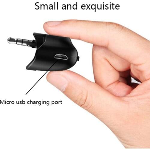 Wireless Bluetooth 5.0 AUdio Adapter 3.5mm Headphone Headset Receiver for PS4 B85B