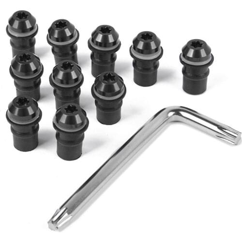 Motorcycle M5 Windscreen Windshield Rubber Well Nuts Washer Bolt for BMW Ducati Kawasaki Honda Yamaha Ducati Triumph Aprilia