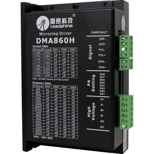 Leadshine driver 18V-80VAC microstep driver for 4/6/8 wire 2 phase stepper motor