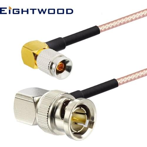 Eightwood 3G HD-SDI HDMI Converter DIN 1.0/2.3 to BNC Male RG179 30cm for BMCC BMPC HyperDeck Cameras Hard Disk Video Ecorder