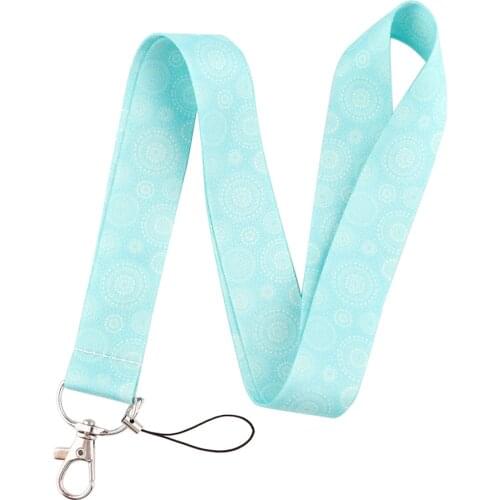 ER730 Fashion Bohemian Style Keychain Tags Strap Neck Lanyards For Keys ID Card Pass Gym Phone USB Badge Holder DIY Hang Rope