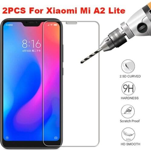 Global Version For Xiaomi Mi A2 Lite 5.84 inch Screen Protector 2.5D 9H Tempered Glass For Xiaomi Mi A2 Mi A2 Lite A2Lite Film