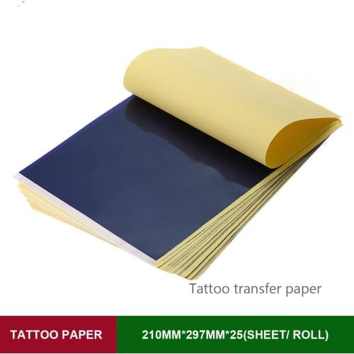 HSPOS Free Shipping Tattoo Transfer Paper A4 Size Tattoo Thermal Copier Stencil Papers for Tattoo Transfer Machine Accessories