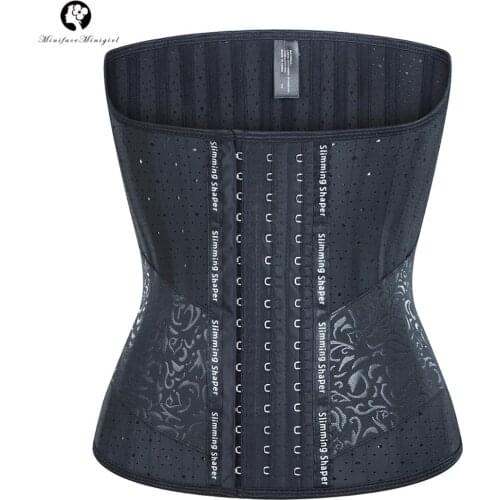 Colombian Girdles 25 Steel Bone Waist Trainer Underbust Corset Slimming Sheath Belly Women Waste Cincher Post Partum Belt Shaper