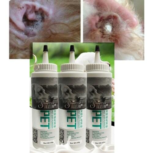 New Dog Cat Ear Clean Powder Health Care Ear Fresh Grooming Ear Powder Pet Ear Care Supplies
