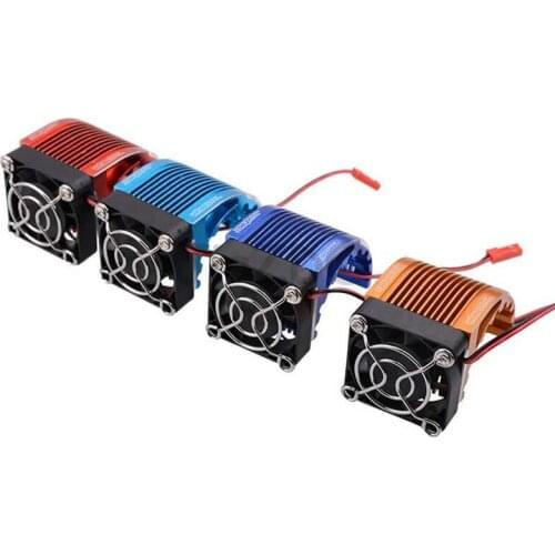 RC CNC Alloy Motor Heatsink 40*40mm Fan For Brushless Motor 42mm Hobbywing Leopard Castle 4274 1515 812 T8 4268 4272