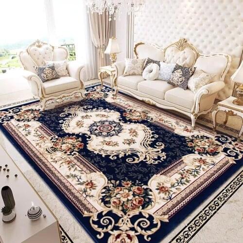 Retro European Wilton woven Tufted carpets Vintage Persian pattern area rug , home decoration thicken living room carpet
