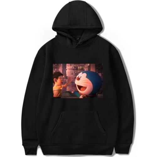 Hoodie Doraemon Cool Women winter New Cartoon leisure Women Loose Cartoon Print Top Swearshirt Long-sleeve Shirt Fashion hoodies