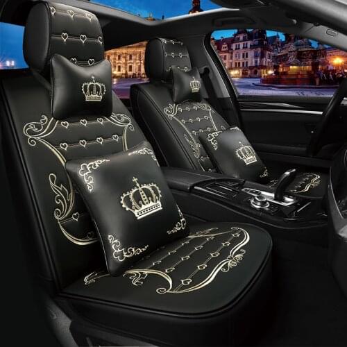 Universal PU Leather car seat covers For Honda Accord FIT CITY CR-V XR-V Odyssey Element Pilot URV car accessories auto styling