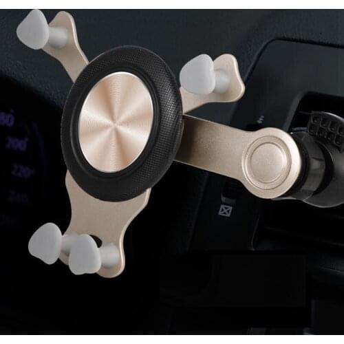 Universal Smartphone Car Air Vent Mount Holder Cradle Compatible With iPhone X/8/7/7P/6s/6P/5S, Galaxy S5/S6/S7/S8/S9 and More