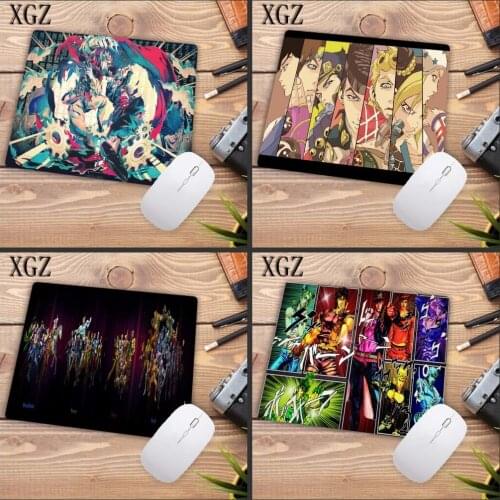 XGZ Jojo Bizarre Adventure Game Keyboards Mat Rubber Gaming Mousepad Desk Mat Customized Laptop Gaming Mouse Pad Big Promotion