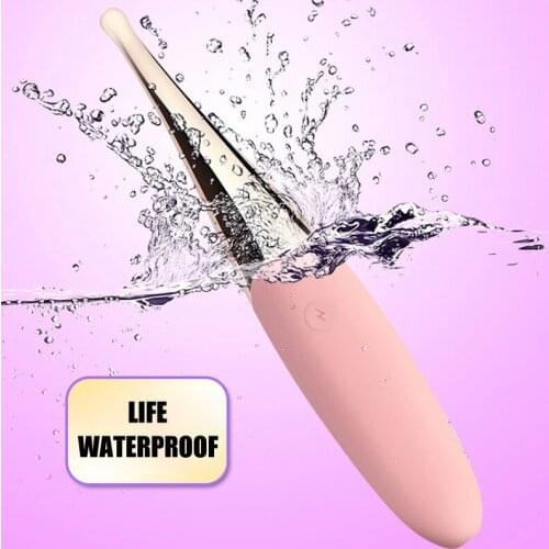 Female Silicone Body Massager Electric Massage Wand Vibrator 12 Frequencies for Women A7