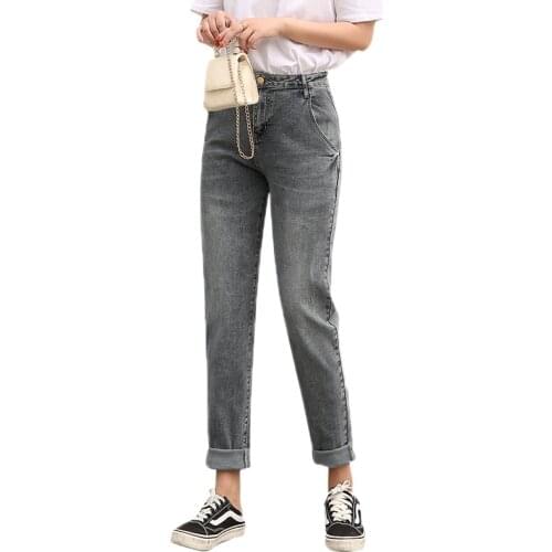 Loose Straight Pants Wide Legs High Waist Stretch Fashion Casual Jeans Women Large Size L-8XL Korean Denim Jeans Long