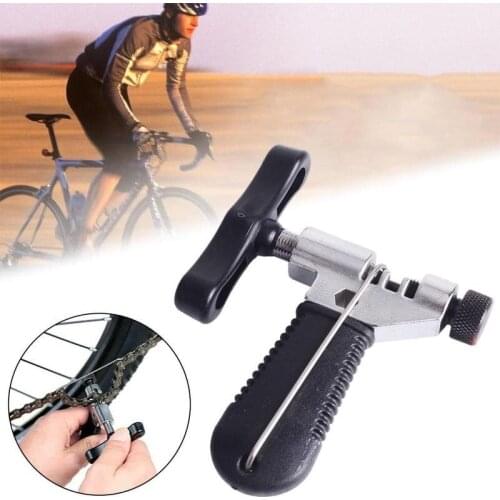 2021 New 1pc Bicycle Disassembly Chain Tool Double Shaft Chain Cutter Chain Driver with Hook Mountain Bike Hook Repair Tool