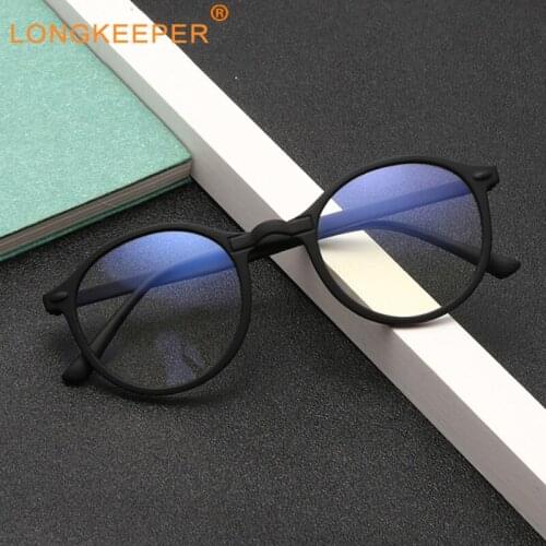 2021 Fashion Anti Blue Light Glasses Women Men Computer Glasses Vintage Transparent Lens Eyewear Optical Spectacle Frames Okular