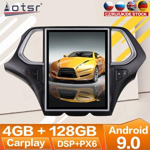 4+128GB Carplay For GAC Trumpchi GS4 Android 9 Radio Multimedia Car Cassette Recorder Stereo Player Tesla PX6 GPS Navi Head Unit