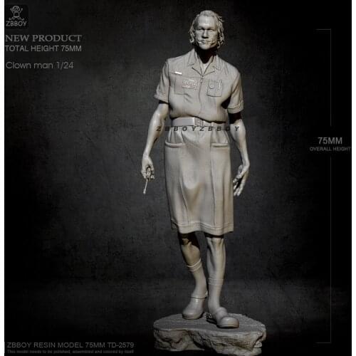 75mm Resin model kits figure DIY self-assembled TD-2579