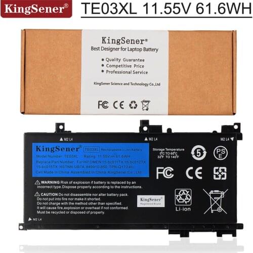 KingSener TE03XL Laptop Battery For HP OMEN 15-bc011TX 15-bc012TX 15-bc013TX 15-AX015TX AX017TX TPN-Q173 HSTNN-UB7A 849910-850