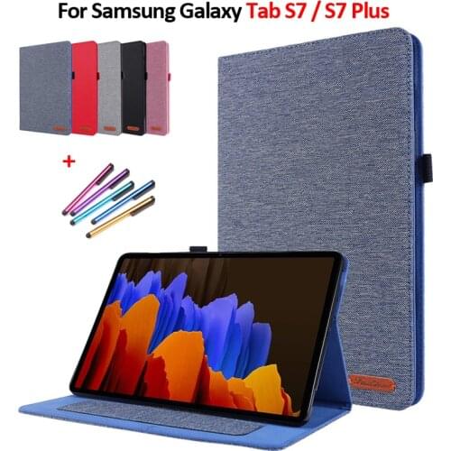 For Samsung Galaxy Tab S7 Case T870 T875 Cowboy Flip Cover For Funda Samsung Galaxy Tab S7 Plus Case Tablet Coque T970 T975