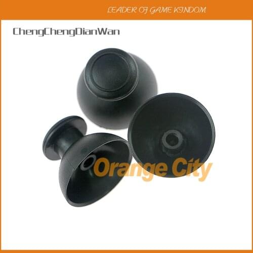 ChengChengDianWan Black Analog Thumbsticks Cap Analog Thumb Grip Stick Cap For Nintendo wii Controller Joystick Cap 10pcs/lot
