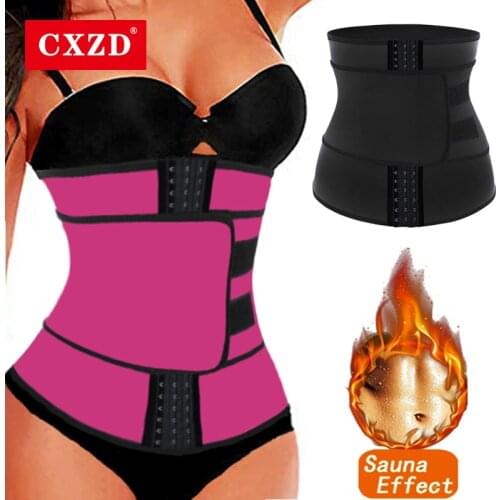 CXZD Womens Slimming body shaper Belt Tummy Control Waist Trainer Breathable Belly modeling Underwear Shapewear