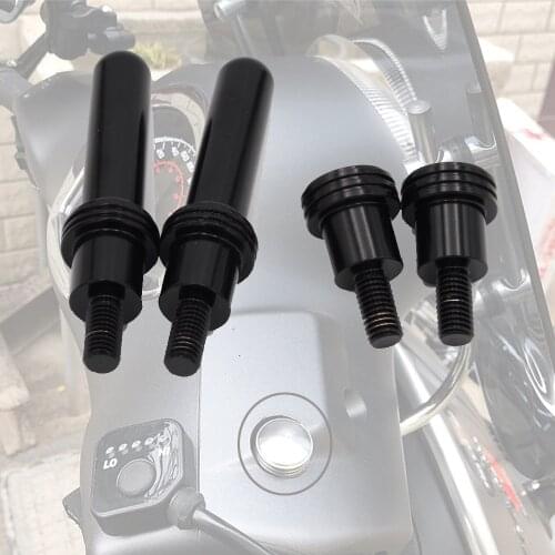 [For Piaggio VESPA GTS GTV 250 300 300ie Super Sport] Motorcycle Rearview Mirror Seat stainless steel Screw Bolt Decorative Cap