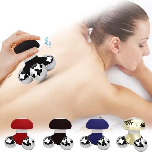 Mini Electric Body Massager Tools Wave Vibrating Full Body Relax Neck Shoulder Massage Portable Rechargeable Eletric Massager