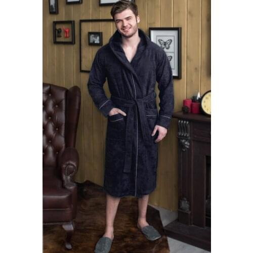 Homeliness Hooded Robes For Men