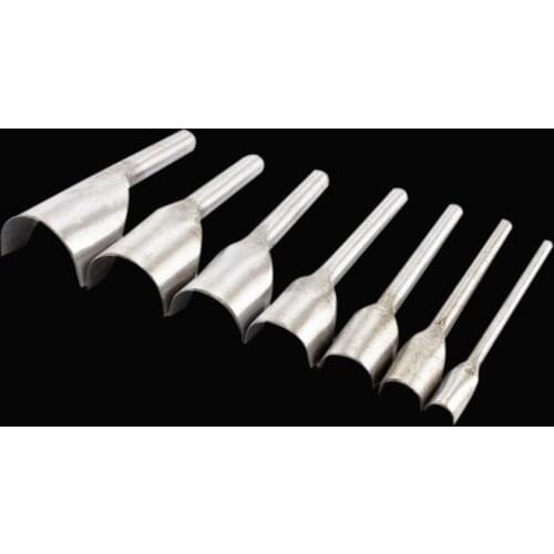10-40mm Leather Craft Tools Half Round Arc-shaped Cutter Belt Strap Watch Band Handmade Ssemicircular Punch Chopping Cutter Tool