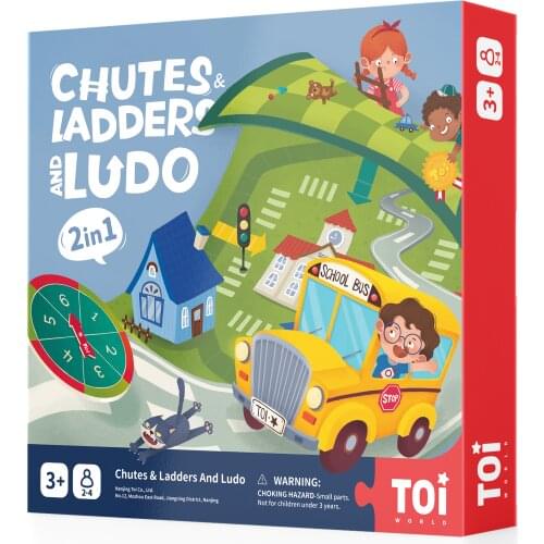 Toi Children Early Educational Baby Interesting Colorful Popular Two In One Checkerboard Paper Classic Board Toys