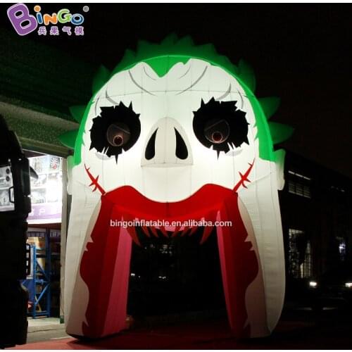 Customized 4.2x2.2x6.1 meters inflatable halloween clown arch / inflatable halloween arch toys