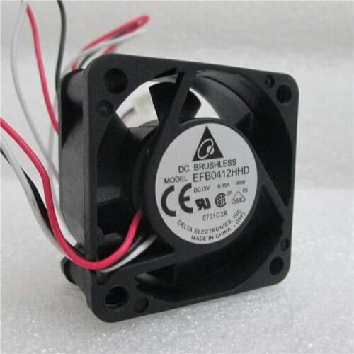 EFB0412HHD cooling fan H3C 3600 5600 Switch S5500 Delta 4020 Fan 12V 0.15A EFB0412HHD