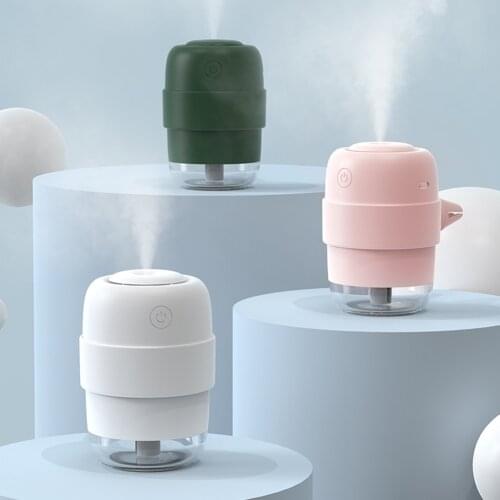 Portable Car Air Humidifier Mini Silent Night Light Desktop Essential Aroma Diffuser USB Air Freshener Mist Maker Sprayer