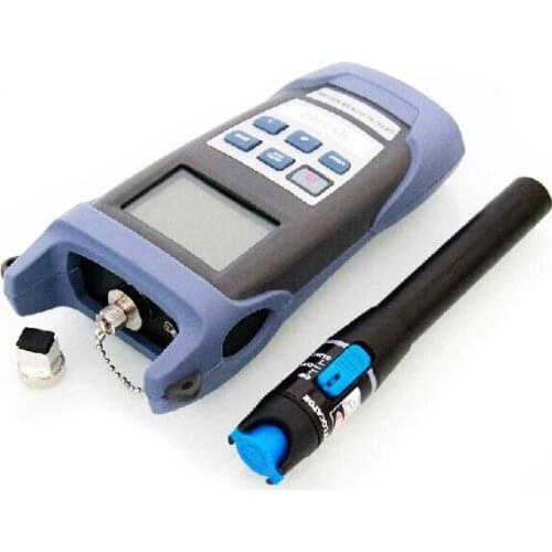 Handheld Adjustable Optical Power Meter -70~+10 dBm With 1mW Visual Fault Locator (3-5km) For CATV