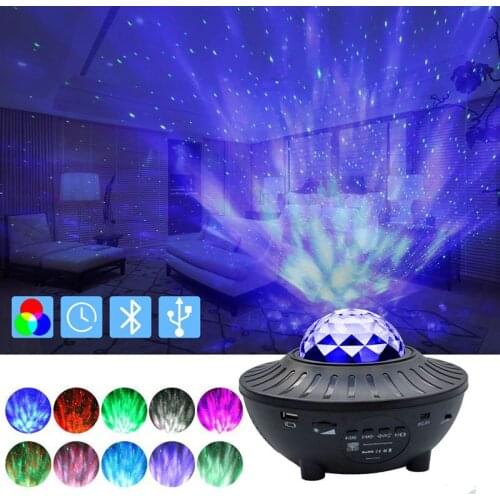 Led Bluetooth starlight Smart Remote Romantic RGB Projection Light Christmas Party atmosphere lamp night light Watermark light