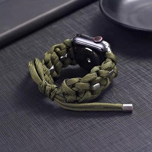 Etsy Style Band For Apple Watch 38mm 40mm 42mm 44mm Rope Style Bracelet Belt For Apple iWatch Strap Series 1 2 3 4 5 Watchband