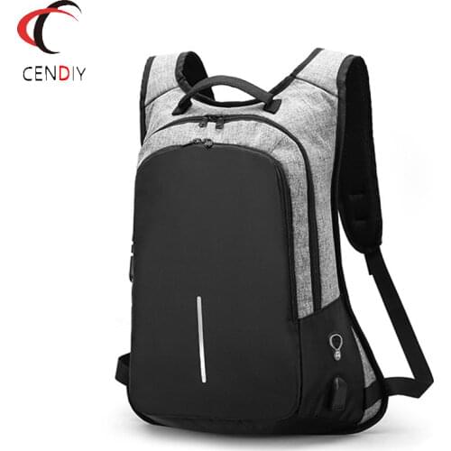 Anti Theft Backpack Men USB Charge Laptop Backpack Waterproof Fashion Male Business Travel Backpacks Mens School Bags Mochila
