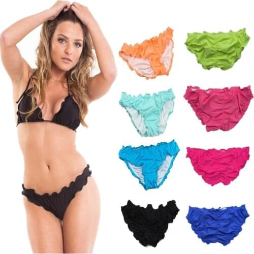 Sexy Bikini Panties Women Beach Bottom Lace Briefs Shorts Ladies Brazilian Swim Trunks Underpants Swimwear Short Girls Swimsuit