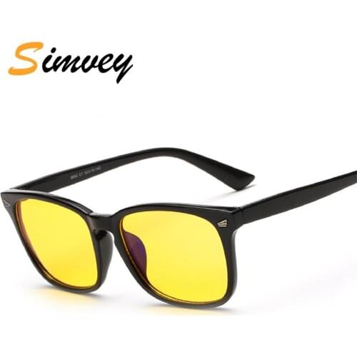 Simvey Classic Retro Anti Blue Ray Glasses for Computer Blue Filter Glass Men Women Radiation Protection Reading Gaming Glasses