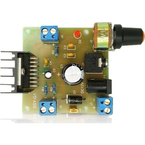 TDA7297 Stereo Power Amplifier Board Plus Heat Sink 15W Noise-Free Power Amplifier Board Parts