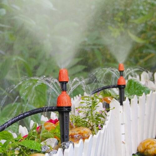 Greenhouse garden spray irrigation system