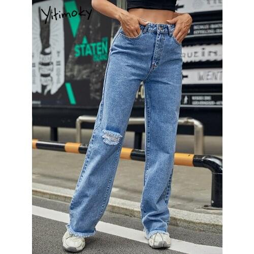 Yitimoky Womens High Jeans