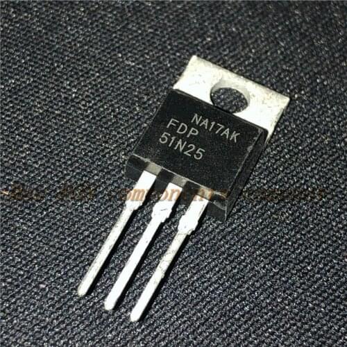 10PCS/LOT FDP51N25 51N25 TO-220 Field effect tube