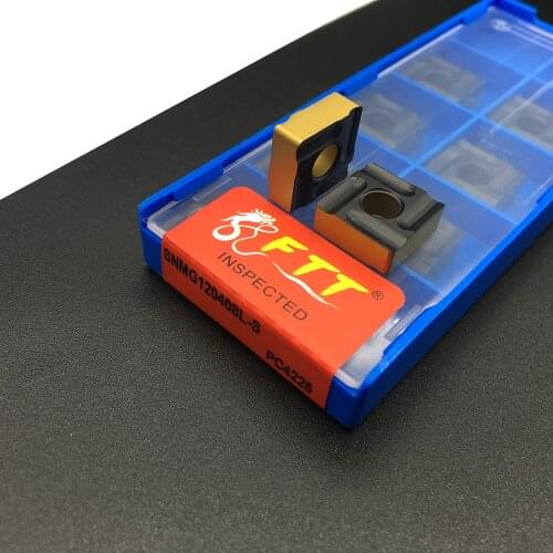10pcs SNMG120408L S PC4225 External Turning Tools Carbide insert Lathe cutter Tool Tokarnyy turning inserCarbide Insert