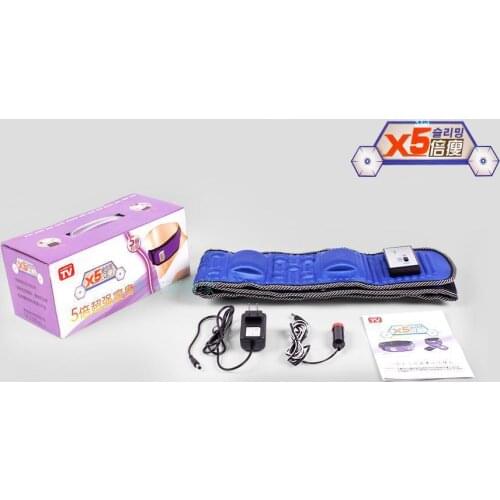 2 levels adjustable Slimming bandage creative thin belt Vibration Fitness Massager with 20pcs magnet