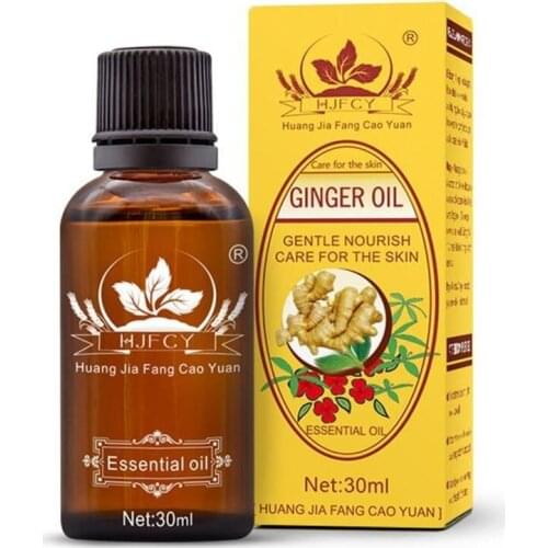 30ml Natural Ginger Essential Oils For Massage Spa Help Body Relieve Stress Skin Care Improve Sleep